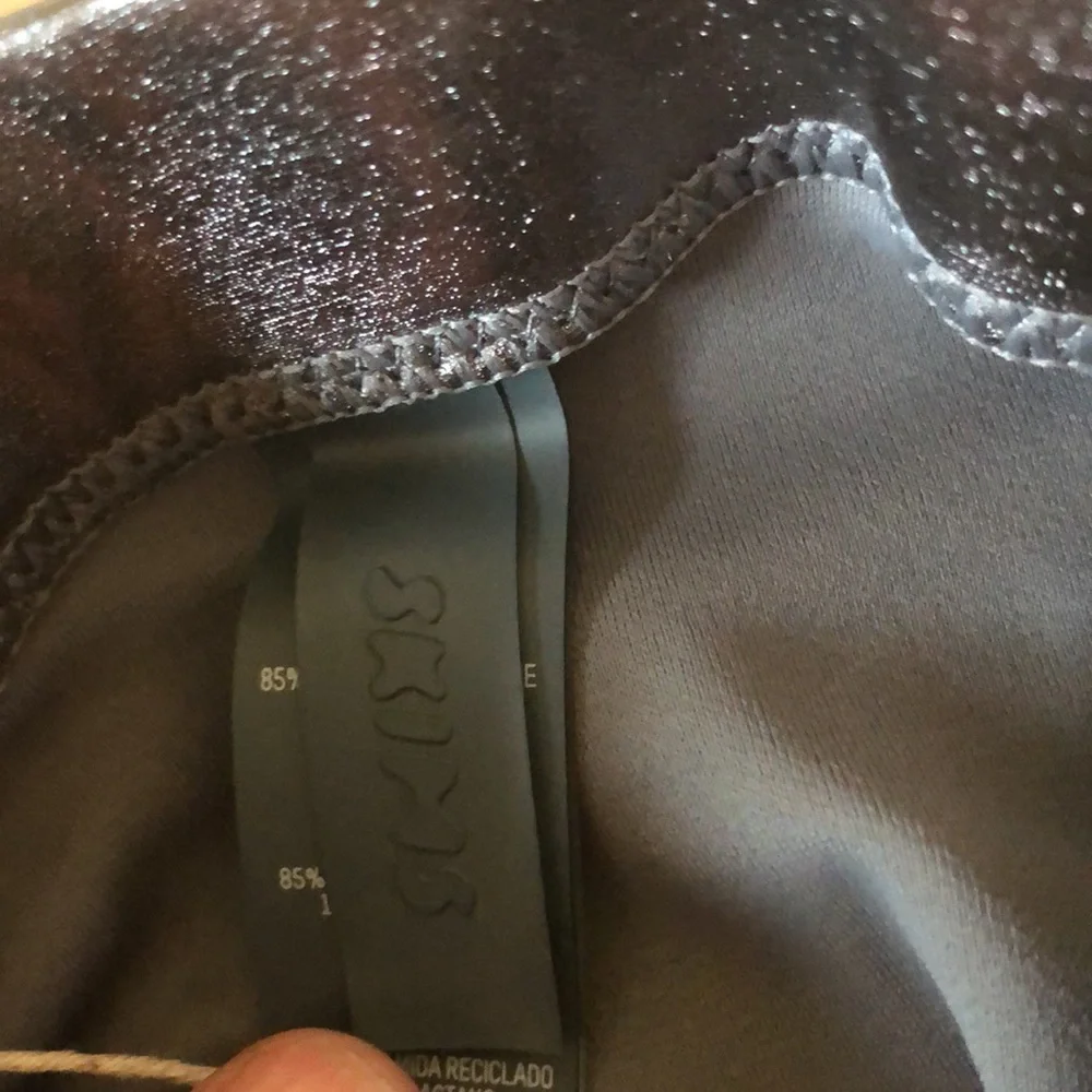 NWT Skims metallic swim pant size XXS - Picture 9 of 15